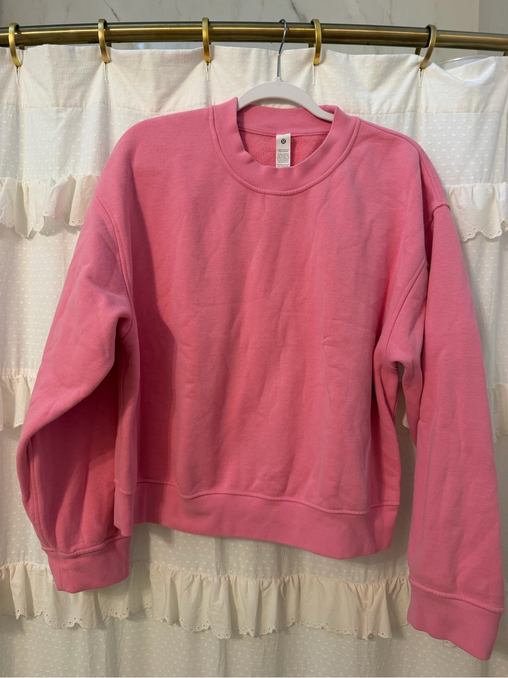 Lululemon Pink Crewneck Sweatshirt Size Medium